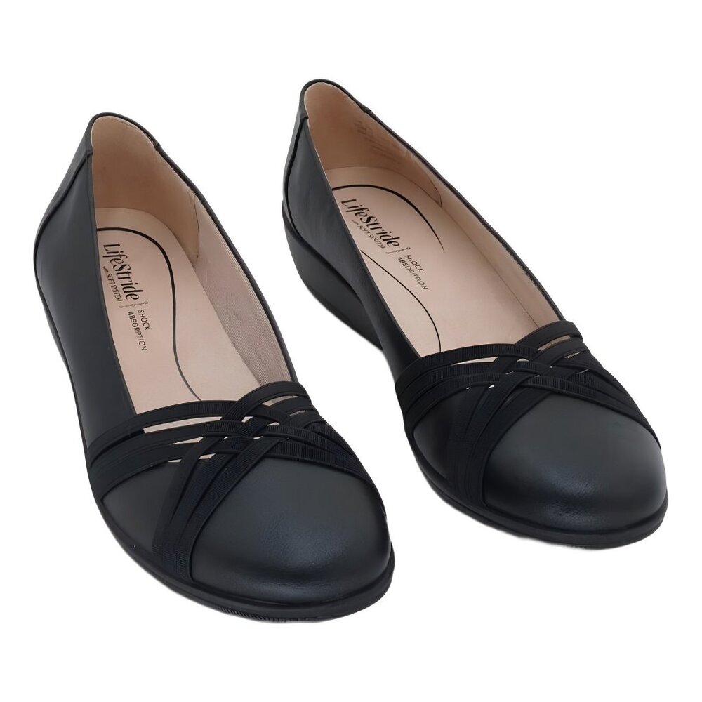 LifeStride Incredible 2 Slip-On Ballet Flats Comfortable Work Shoes Size 10M